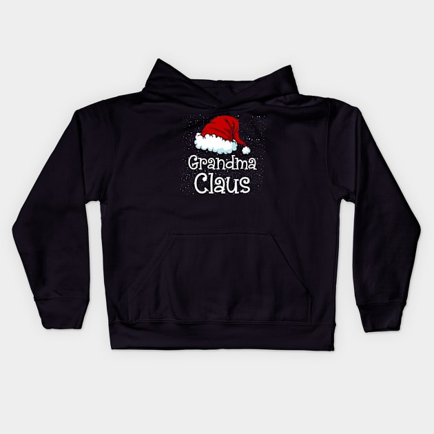 Grandma Caus Christmas Pajamas Santa Gift Premium Kids Hoodie by GWCVFG